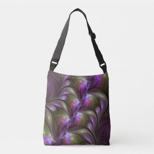 Sac Ajustable Violet Abstrait violet violet kaki fractal