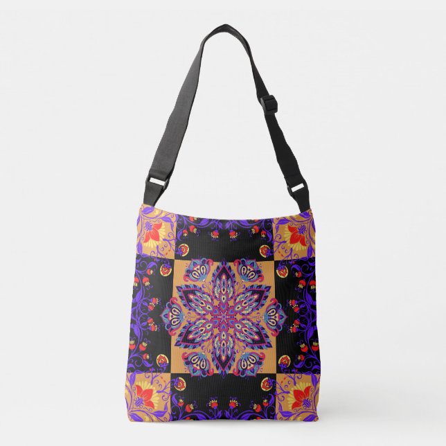 Sac Ajustable Violet Nature Fleur Violet (Devant)