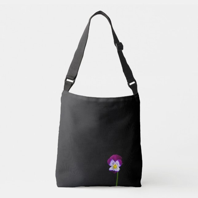 Sac Ajustable Violette fleur cbbcna (Devant)