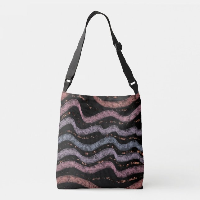 Sac Ajustable Viper Snake Skin Drawing Pattern Soft Pastel Color (Dos)