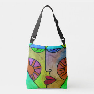 Sac Ajustable Visage Abstrait funky