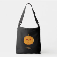 Visage de citrouille mignon