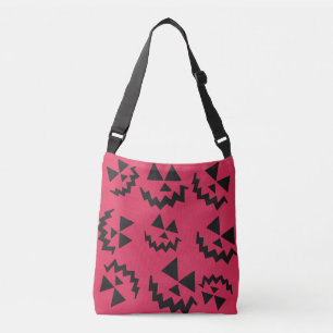 Sac Ajustable Visages de lanterne rose et noir Jack o’