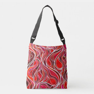 Sac Ajustable Vitrail rouge Abstrait