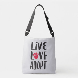 Sac Ajustable Vivant. Amour. Adoptez l'adoption d'animal