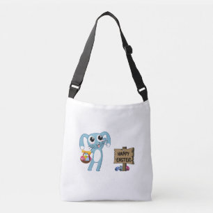 Sac Ajustable Vœux de lapin de Pâques Joyeuses Pâques