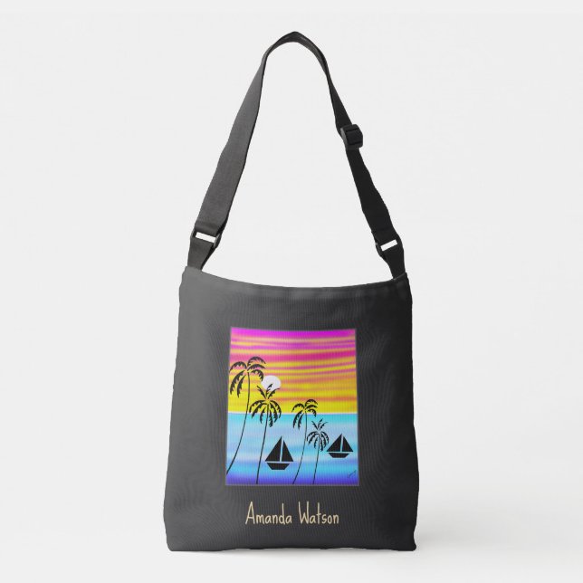 Sac Ajustable Voile Tropicale magnifique et mignonne (Devant)
