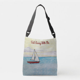 Sac Ajustable Voilier Rouge S'Éloigne Avec Moi