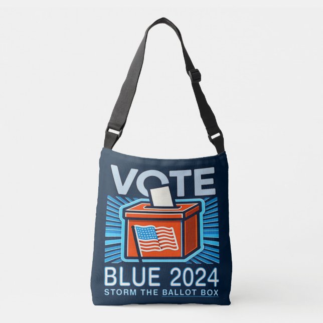 Sac Ajustable Vote Bleu 2024 Bulletin de vote présidentiel (Devant)
