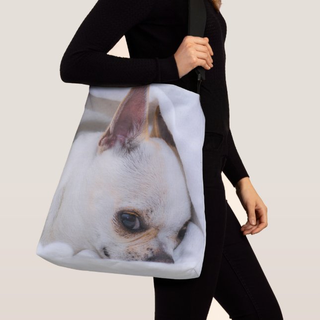 Sac Ajustable Votre chiot chien de compagnie photo personnalisée (De près)