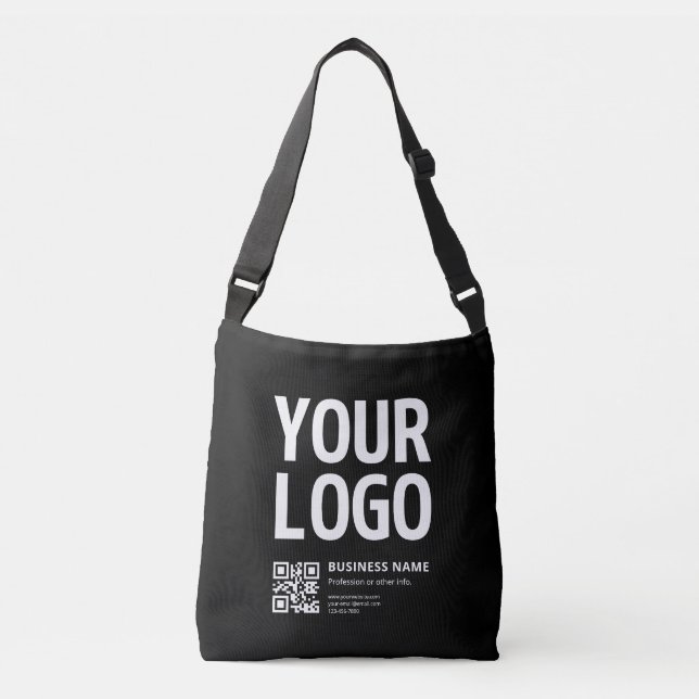 Sac Ajustable Votre logo avec QR code et texte modifiables (Devant)