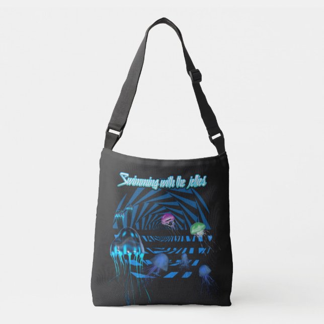 Sac Ajustable Voyager et nager avec les gelées (Devant)