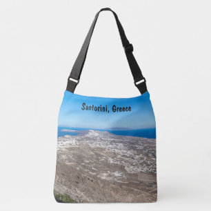 Sac Ajustable Vue aérienne de Santorini