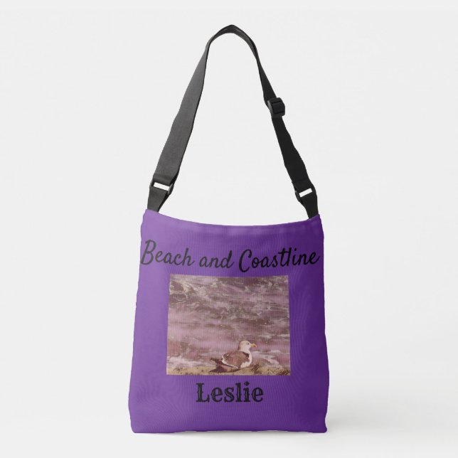 Sac Ajustable Vue customisée Oiseaux rond (Devant)