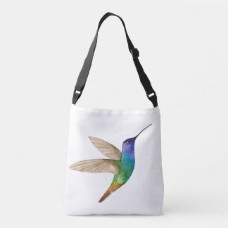 Sac Ajustable Watercolor Golden-tailed Sapphire Hummingbird
