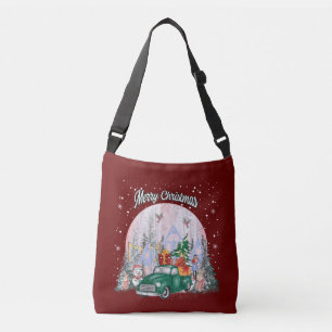 Sac Ajustable Watercolor Merry Christmas, Car of Toxits