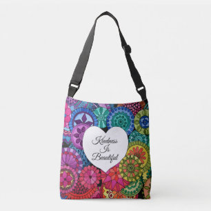 Sac Ajustable Watercolor Rainbow Mandala With Heart