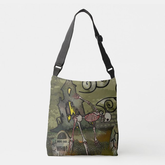 Sac Ajustable Whimsical Graveyard de minuit (Devant)