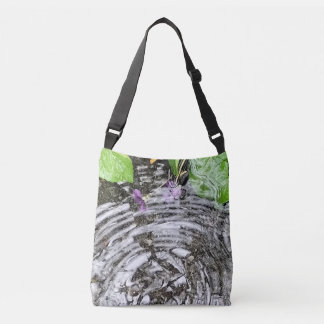 Sac Ajustable Whirlpool à goutte de pluie avec fleurs violettes