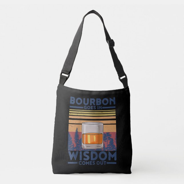 Sac Ajustable Whiskey Bourbon entre dans la sagesse sort (Devant)