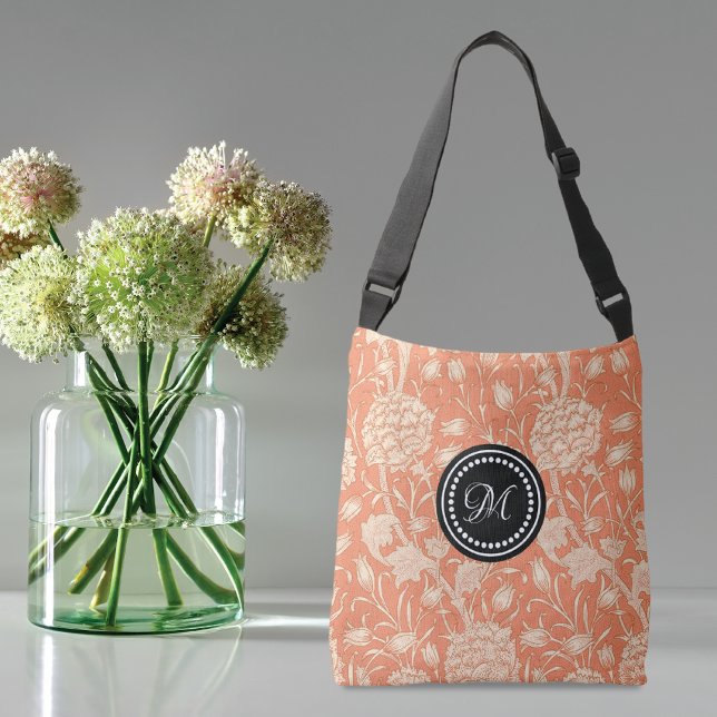 Sac Ajustable Wild Tulips William Morris Motif Peach (Créateur téléchargé)