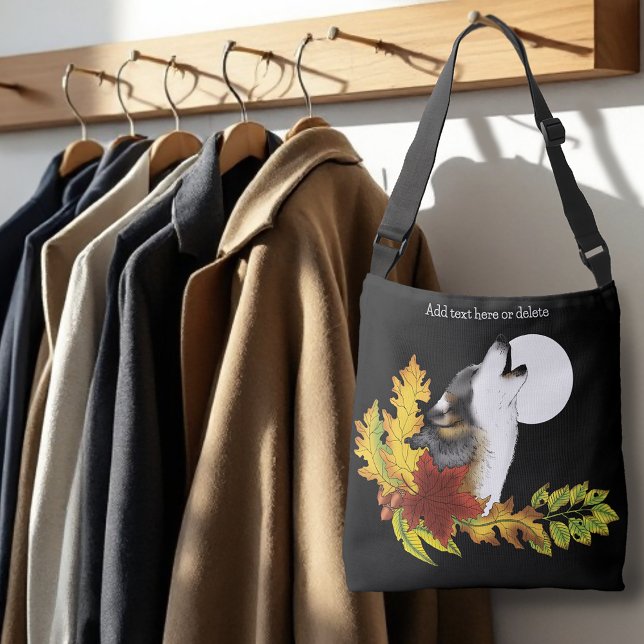Sac Ajustable Wolf Howling Moon (Créateur téléchargé)