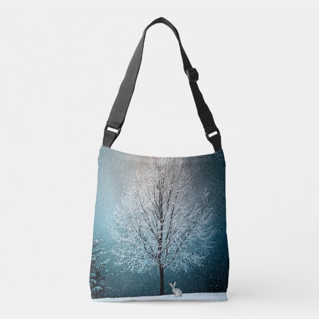 Sac Ajustable Wonderland d'hiver avec lapin (Devant)