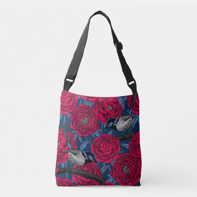 Sac Ajustable Wrens in the peonies (Devant)