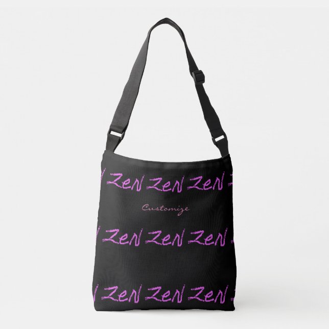 Sac Ajustable zen noir Thunder_Cove (Devant)