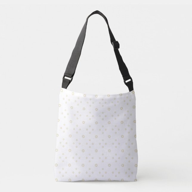 Sac Ajustable Zinnia Soleil Blanc | Doré (Devant)