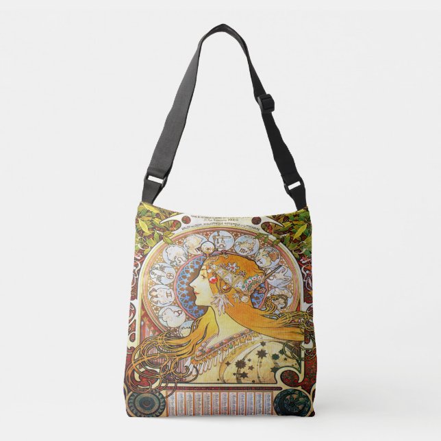 Sac Ajustable Zodiaque 1896 d'Alfons Mucha (Devant)