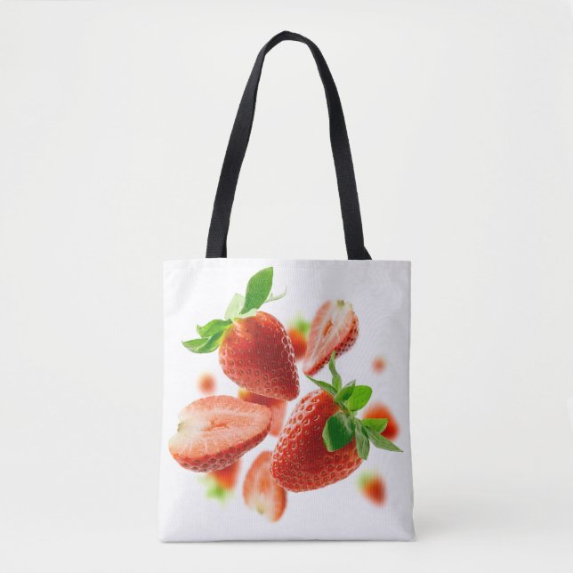 Sac amusant avec fraises (Devant)