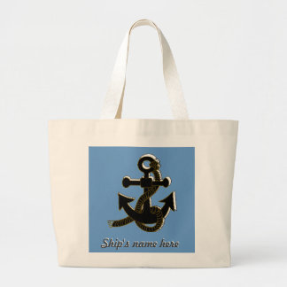 Sac - Ancre et nom du bateau