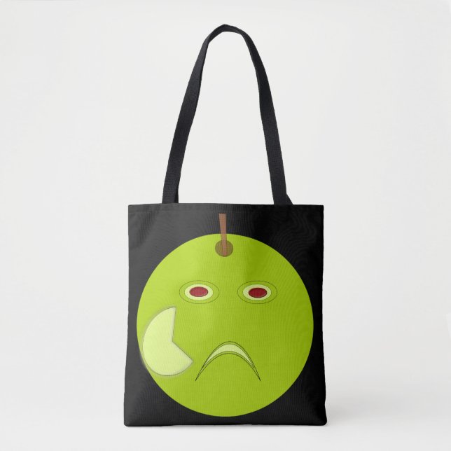 Sac Apple maléfique avec la cicatrice Halloween Sa (Devant)