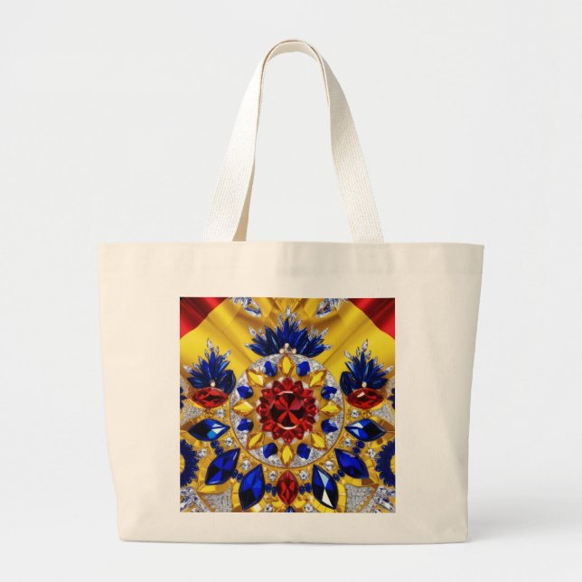 Sac aux couleurs roumaines Design (Devant)