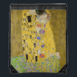 Sac Avec Cordons Gustav Klimt - Le baiser<br><div class="desc">The Kiss / Der Kuss - Gustav Klimt en 1907-1908</div>