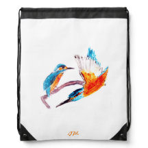 Kingfisher Colorful Bird Art Personnalisé