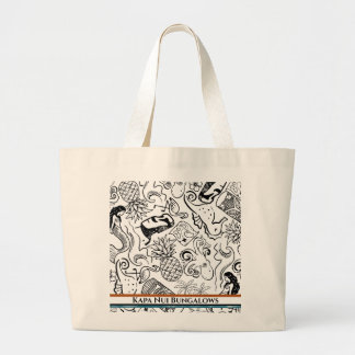 Sac avec des vibes estivales Tiki pour les courses