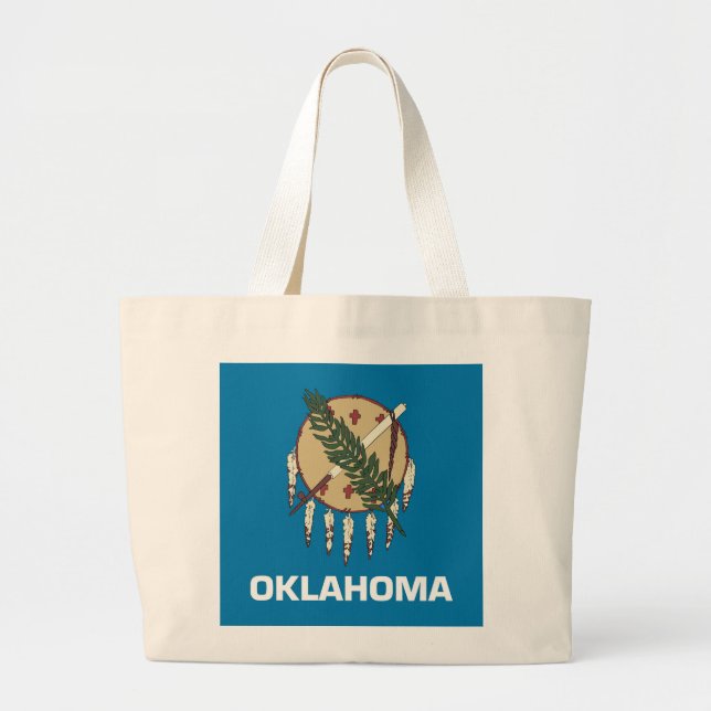 Sac avec Drapeau de l'état de l'Oklahoma - USA (Devant)