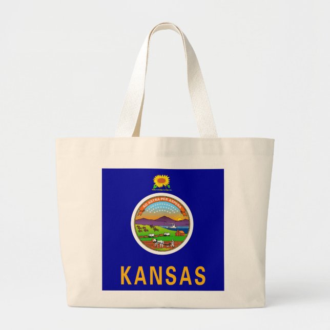 Sac avec Drapeau du Kansas Etat - USA (Devant)