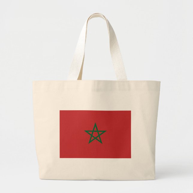 Sac avec drapeau du Maroc (Devant)