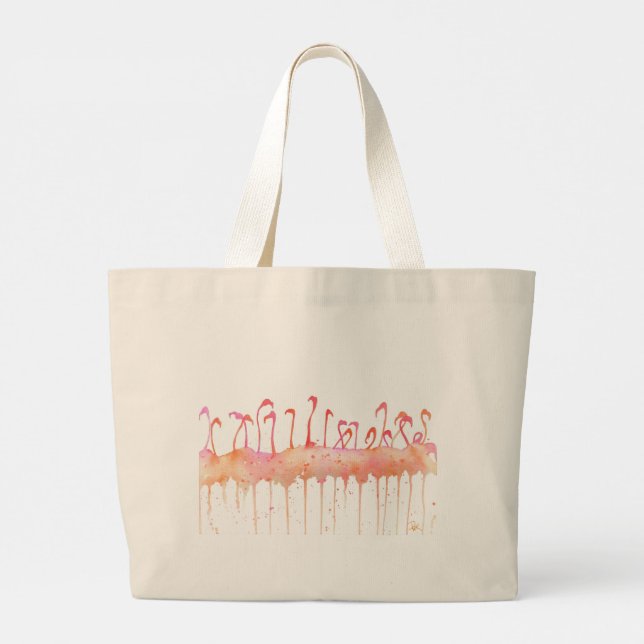 Sac avec flamants roses (Dos)