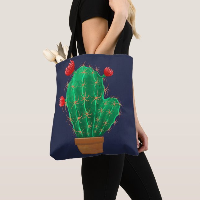 Sac avec le cactus (De près)