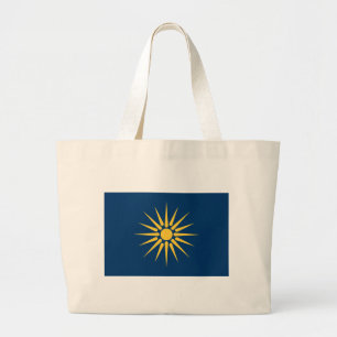 Sac avec le drapeau de Macédoine, Grèce