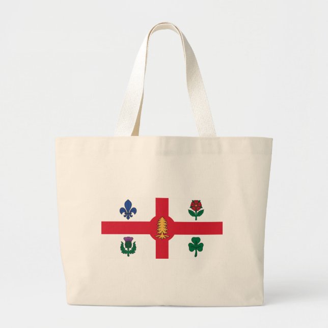 Sac avec le drapeau de Montréal, Canada (Devant)