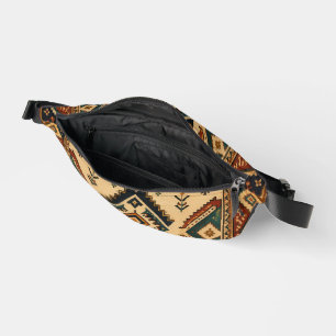 Sac banane à motif géométrique tribal Boho Sud-O