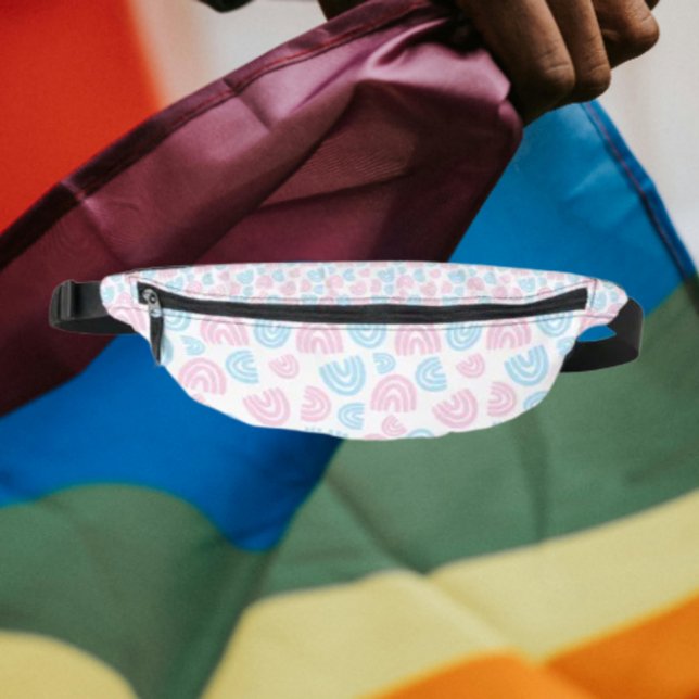 Sac banane arc-en-ciel de fierté trans (Créateur téléchargé)