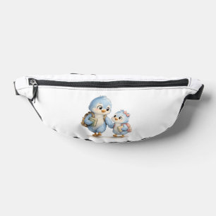 Sac Banane Frères et Soeurs Oiseaux Bleus Mignons
