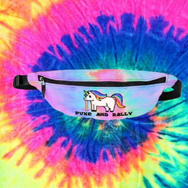 Sac banane Licorne Arc-en-Ciel Puke & Rally | Tie- (Créateur téléchargé)