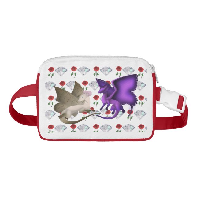 Sac Banane Paquet de Fanny de dragons de papillon de BFF (Devant)